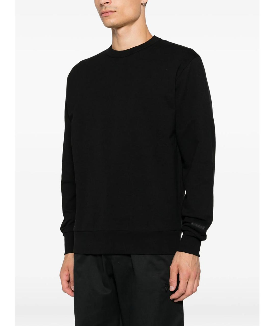 CP COMPANY Черный хлопковый джемпер / свитер, фото 2