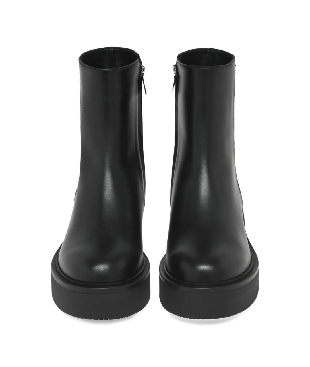 GIANVITO ROSSI Черные кожаные ботинки, фото 3