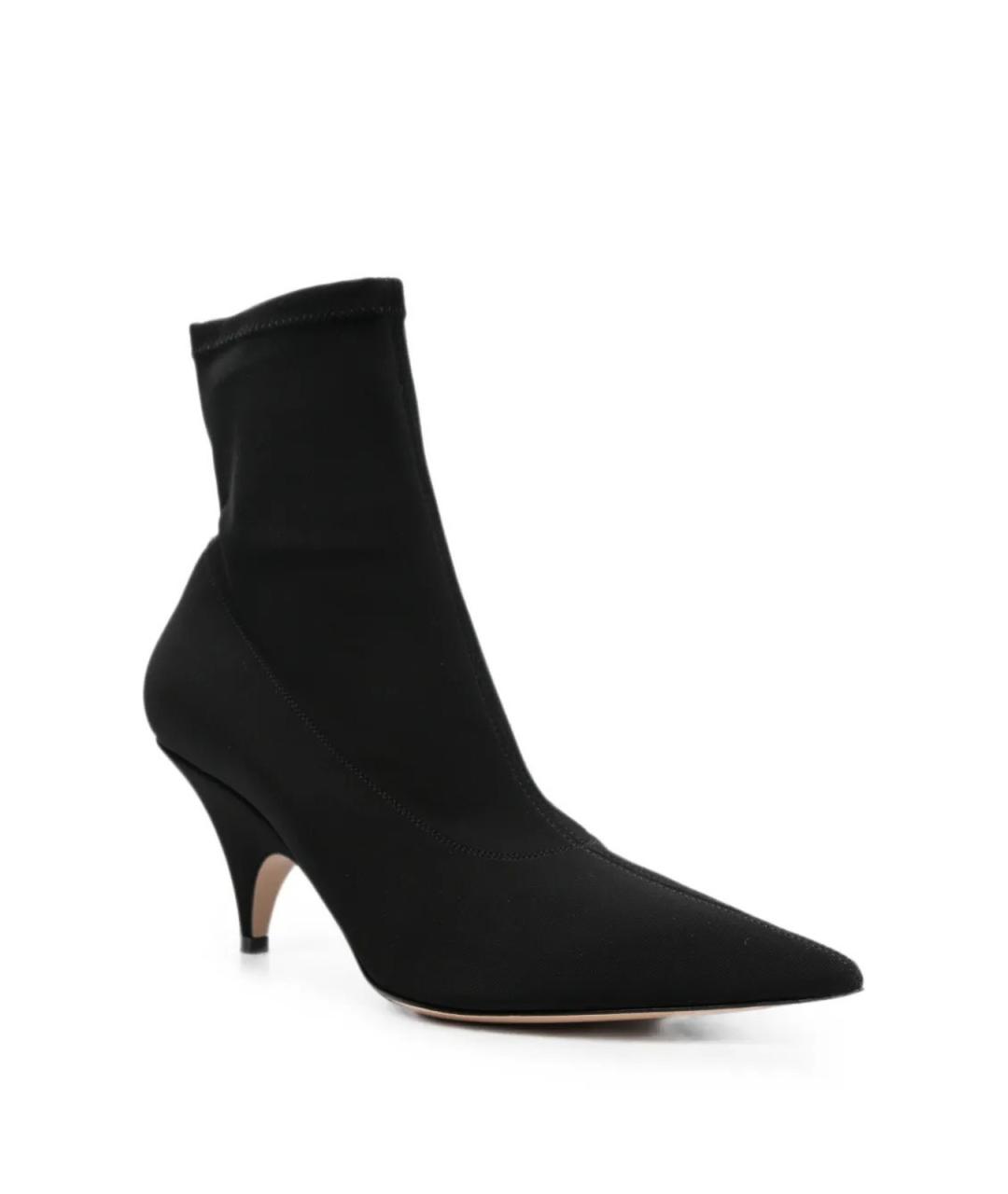 GIANVITO ROSSI Черные текстильные ботильоны, фото 2
