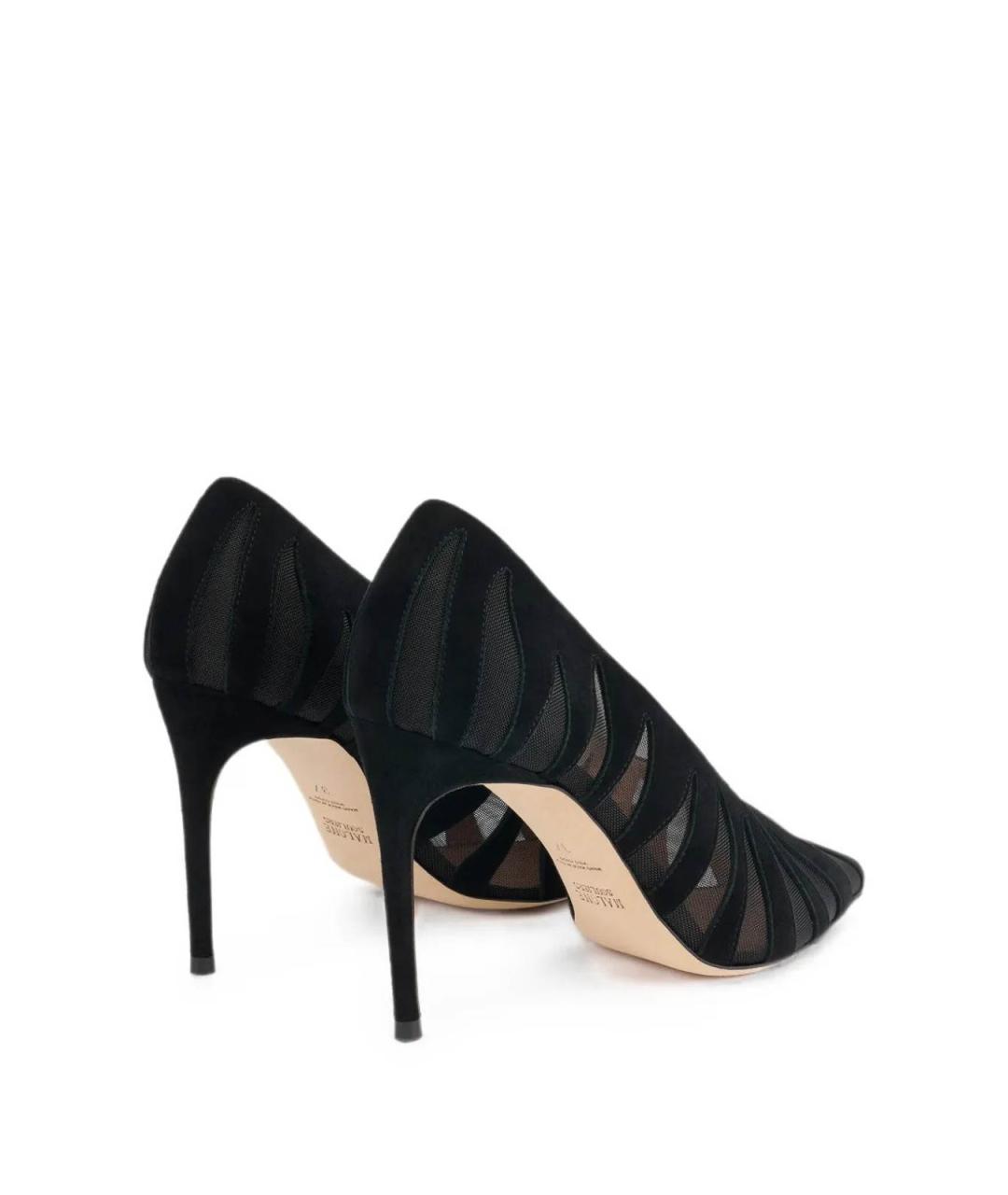 MALONE SOULIERS Черные замшевые туфли, фото 4