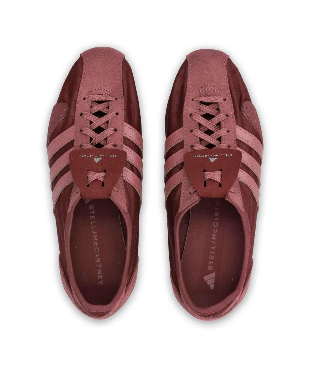 ADIDAS BY STELLA MCCARTNEY Бордовые текстильные кроссовки, фото 3