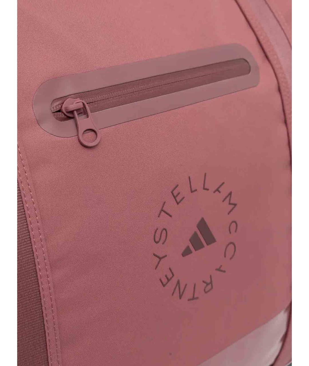 ADIDAS BY STELLA MCCARTNEY Бордовая нейлоновая сумка тоут, фото 3