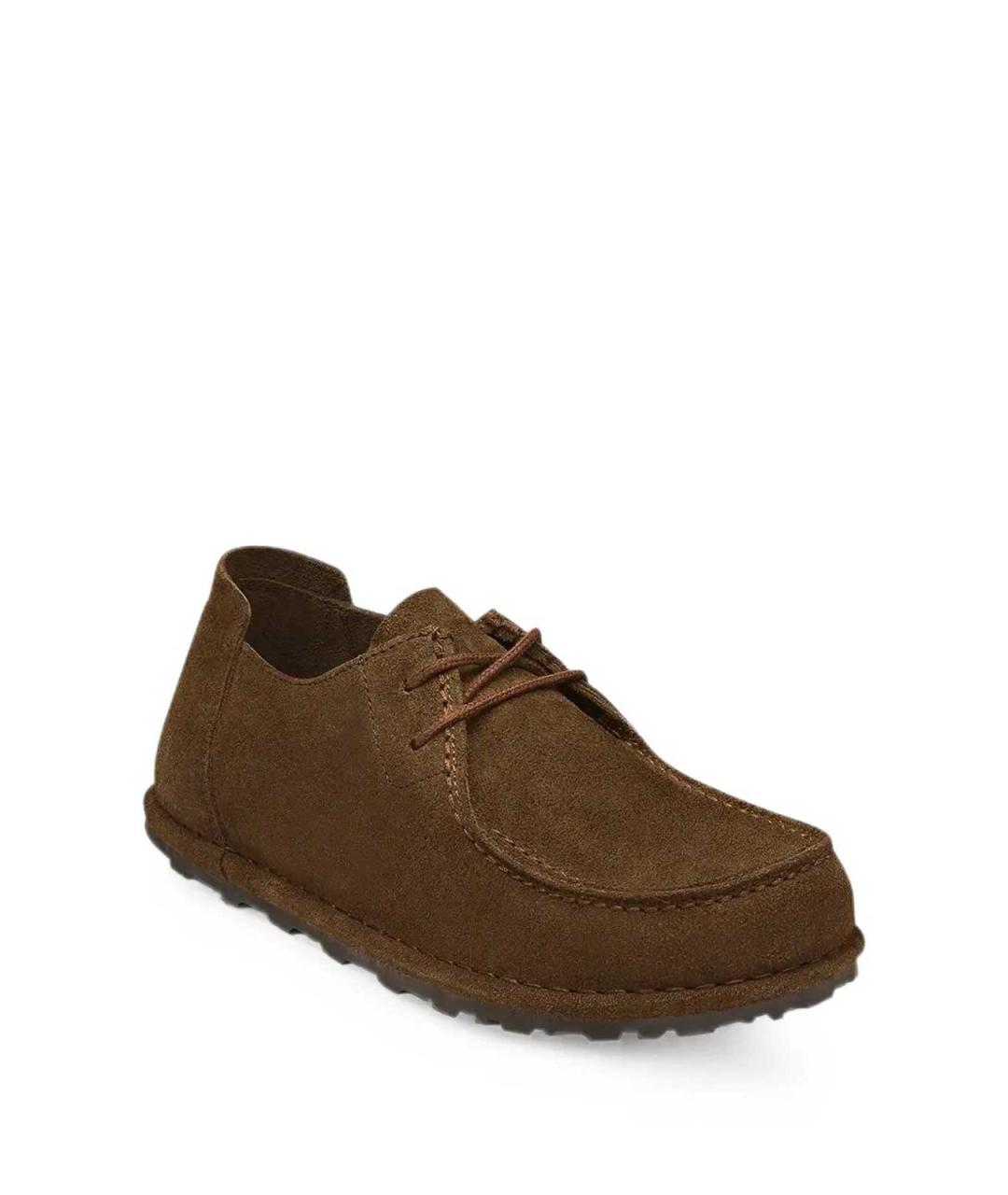 BIRKENSTOCK Коричневые замшевые ботинки, фото 3