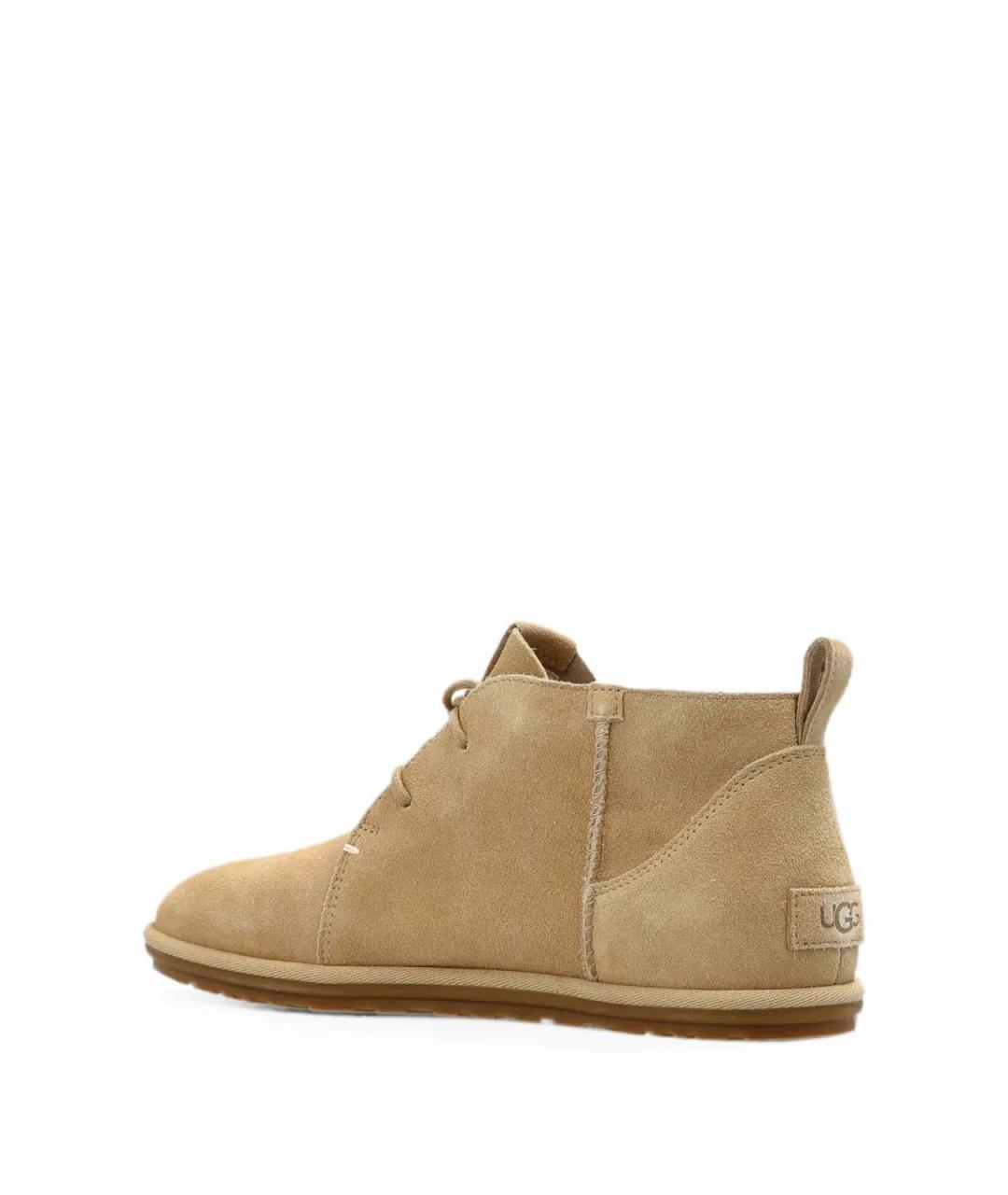 UGG Бежевые замшевые ботинки, фото 4