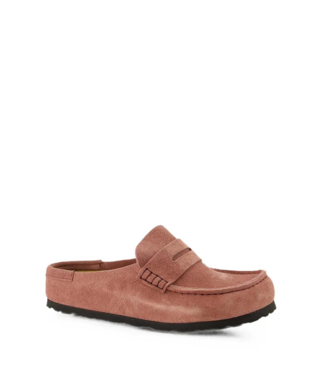 BIRKENSTOCK Розовые замшевые мюли, фото 2