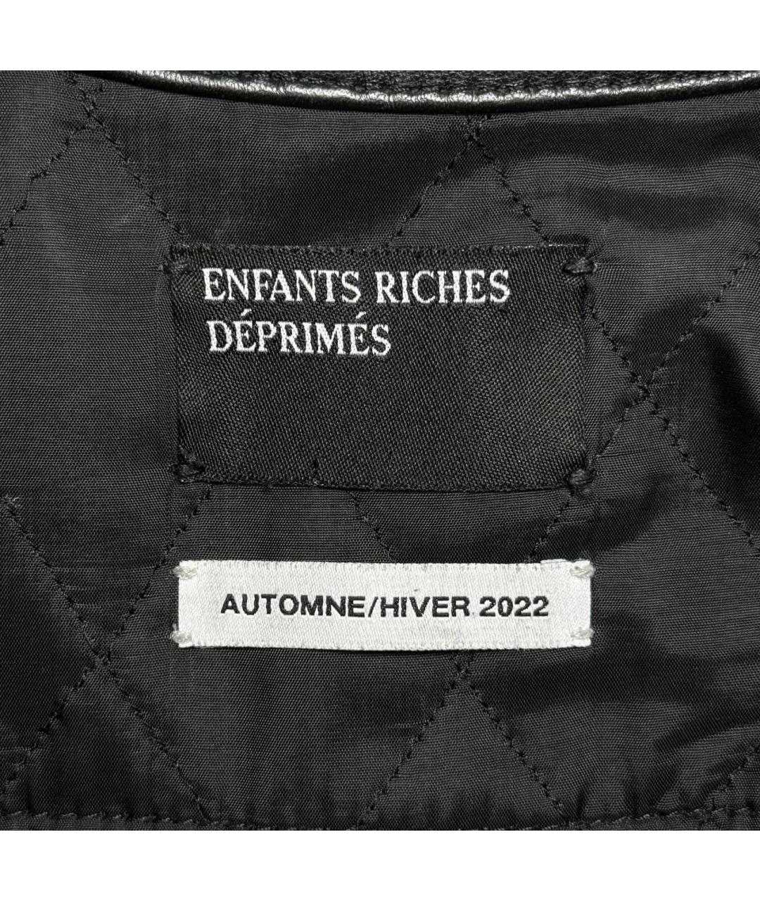 Enfants Riches Déprimés Черная кожаная куртка, фото 7