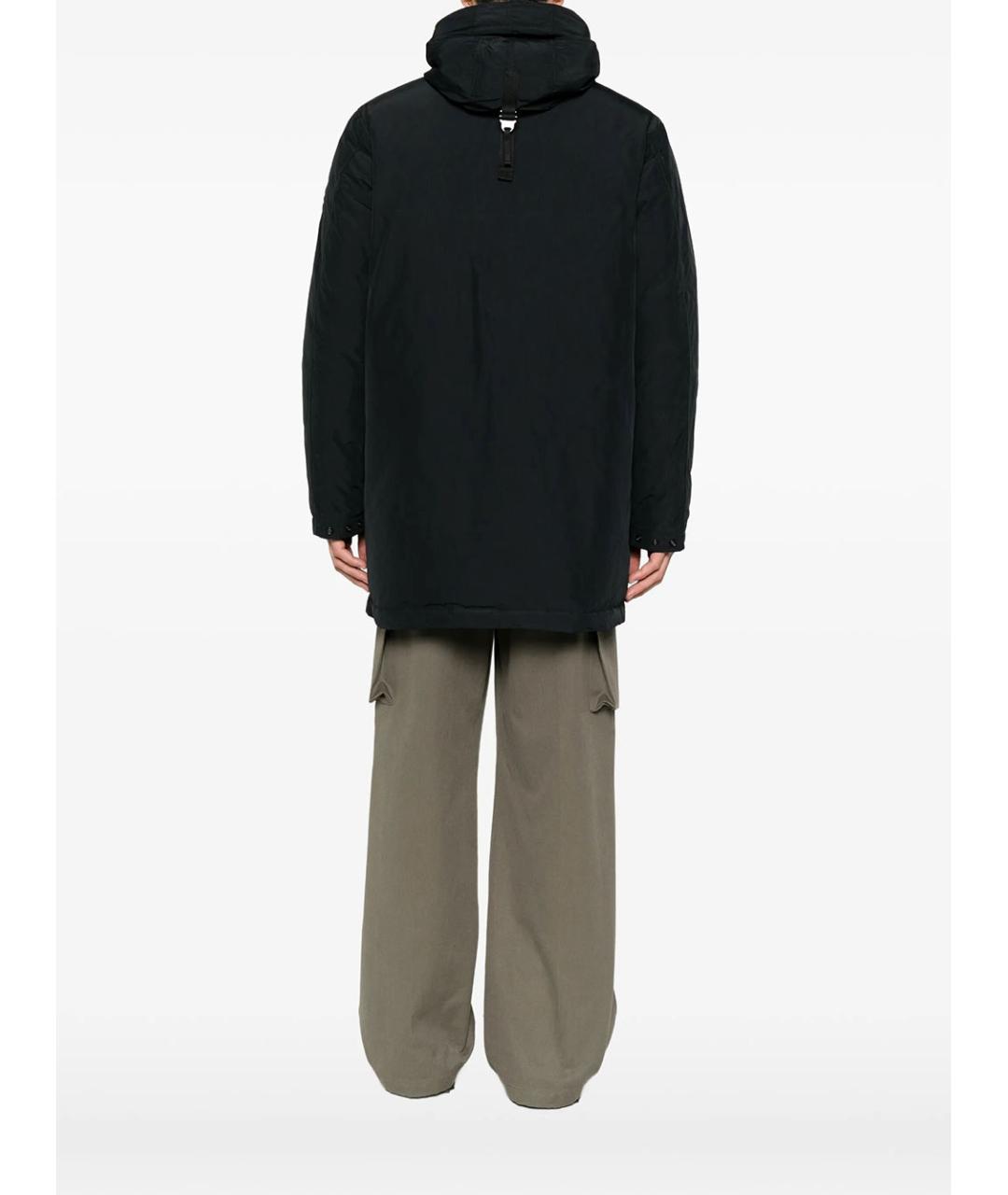 STONE ISLAND Черная полиэстеровая куртка, фото 3