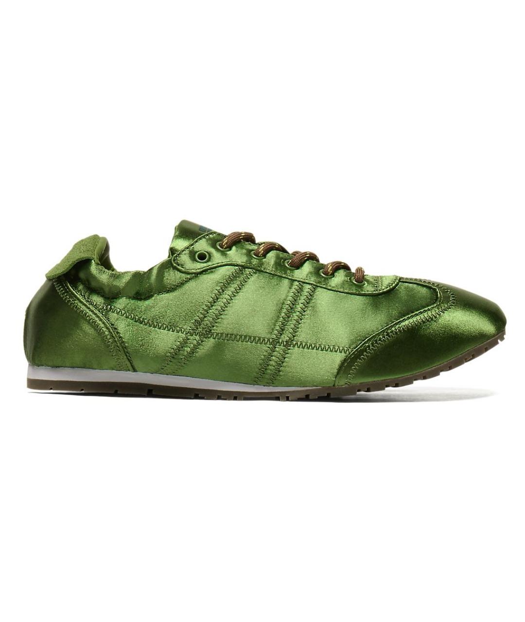 ONITSUKA TIGER Зеленые текстильные кроссовки, фото 9