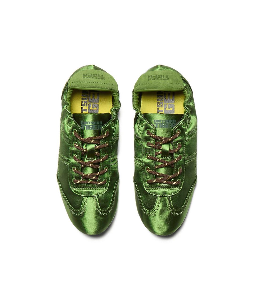 ONITSUKA TIGER Зеленые текстильные кроссовки, фото 3
