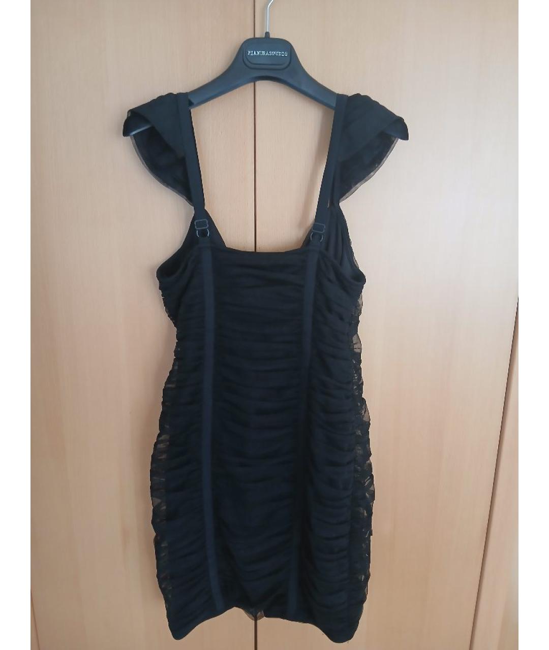 BCBG MAXAZRIA Черное полиэстеровое платье, фото 2