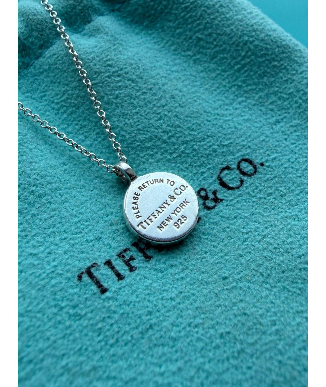TIFFANY&CO Серебряное серебряное колье, фото 3