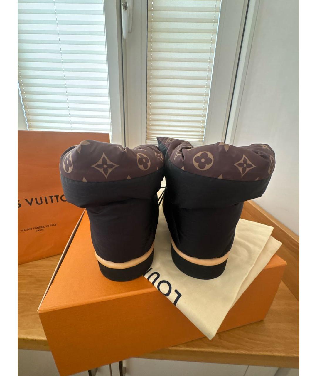 LOUIS VUITTON Черные полусапоги, фото 4