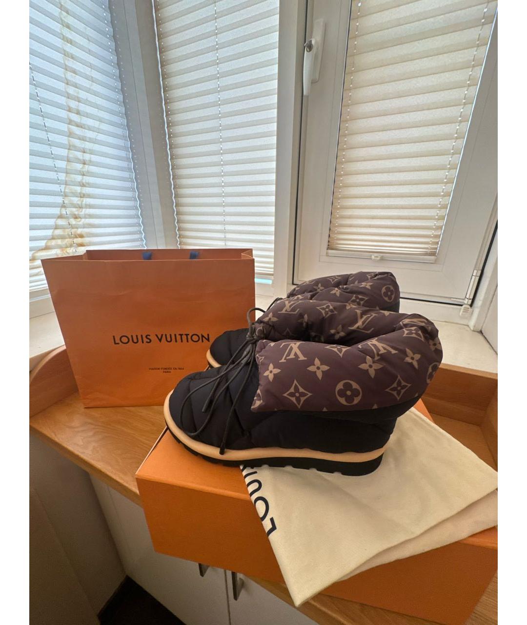 LOUIS VUITTON Черные полусапоги, фото 6