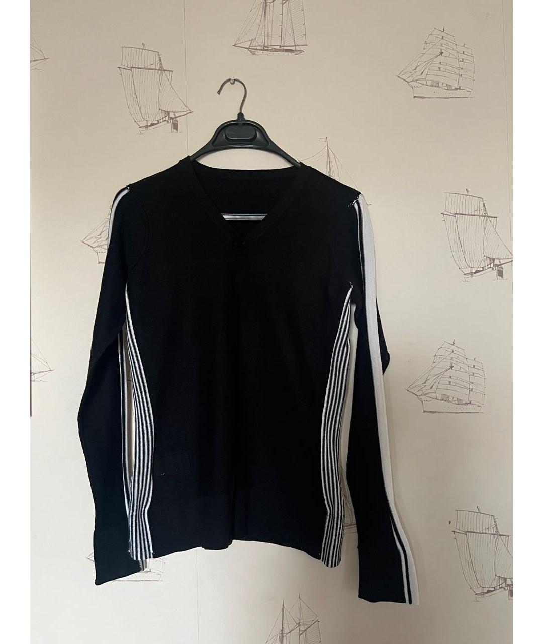 ARMANI EXCHANGE Черный вискозный джемпер / свитер, фото 3