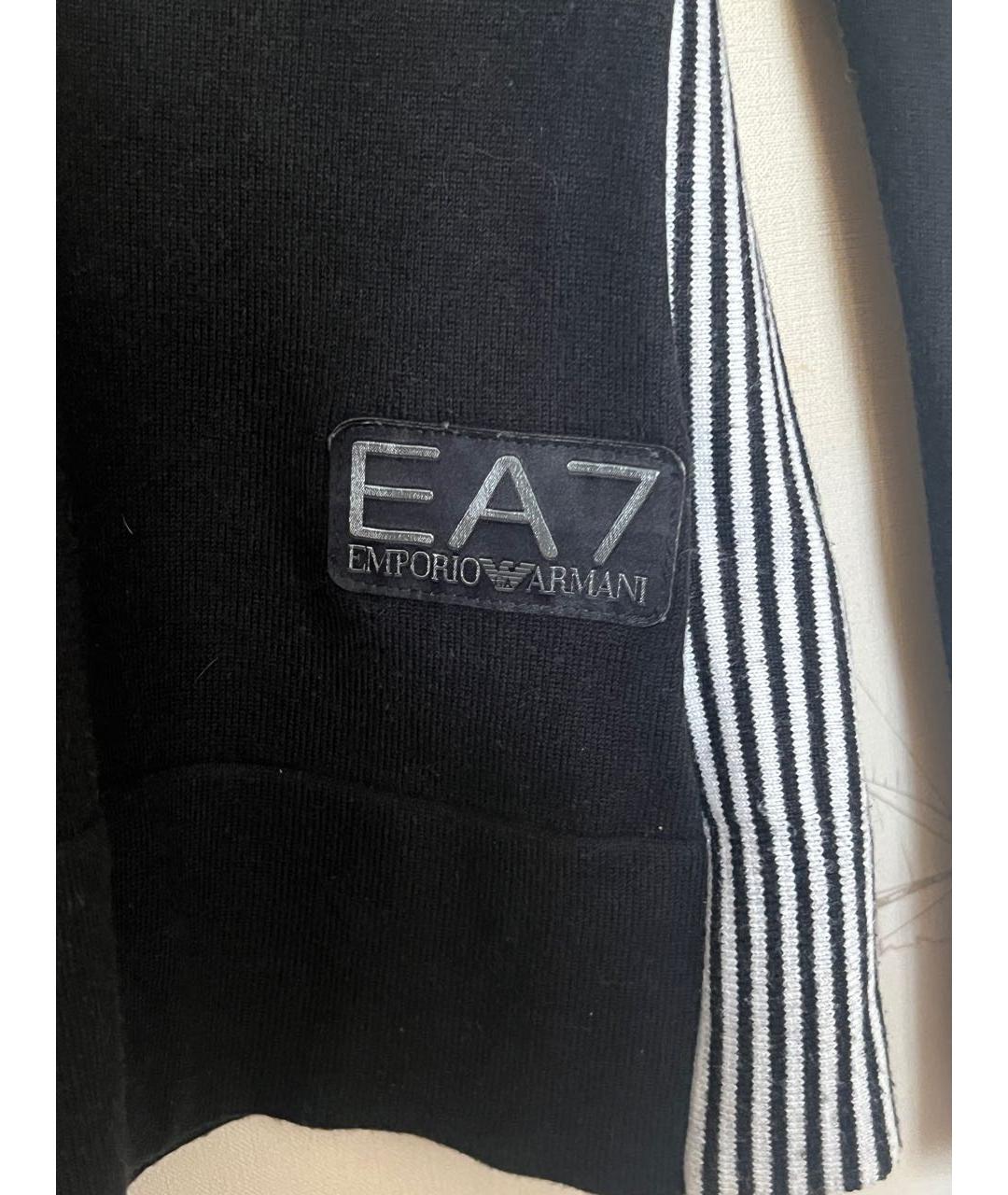 ARMANI EXCHANGE Черный вискозный джемпер / свитер, фото 7