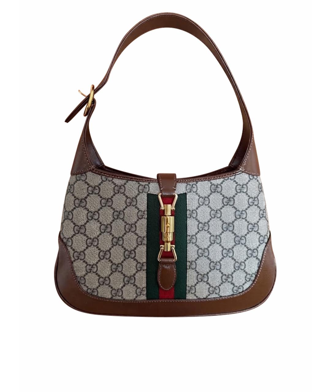 GUCCI Сумка с короткими ручками из канвы, фото 1