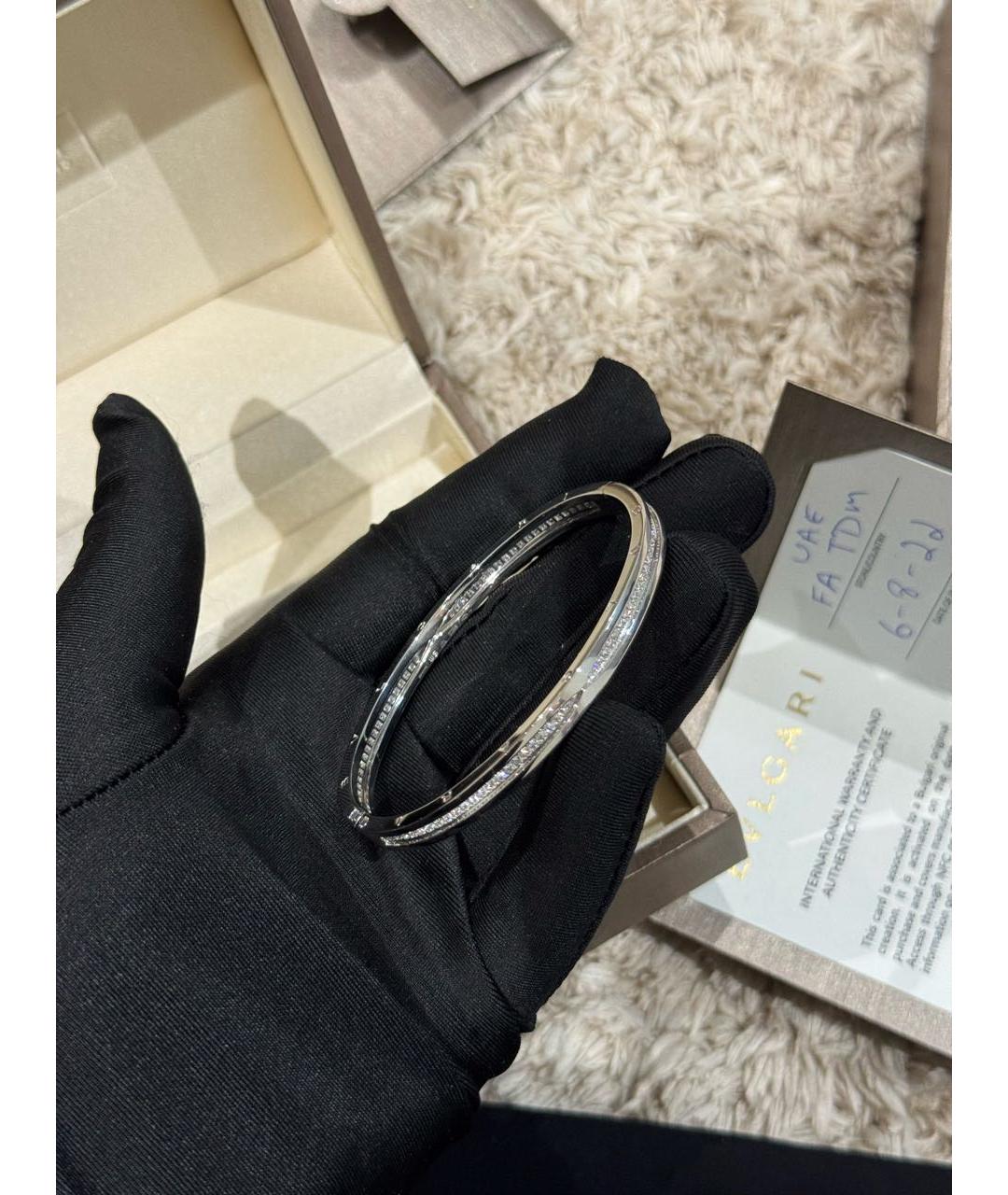 BVLGARI Белый браслет из белого золота, фото 2