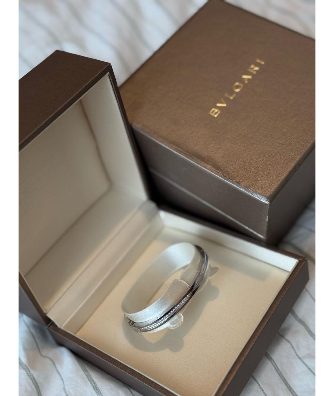 BVLGARI Белый браслет из белого золота, фото 4