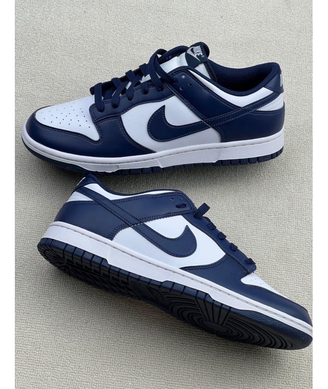 NIKE Темно-синие низкие кроссовки / кеды, фото 2