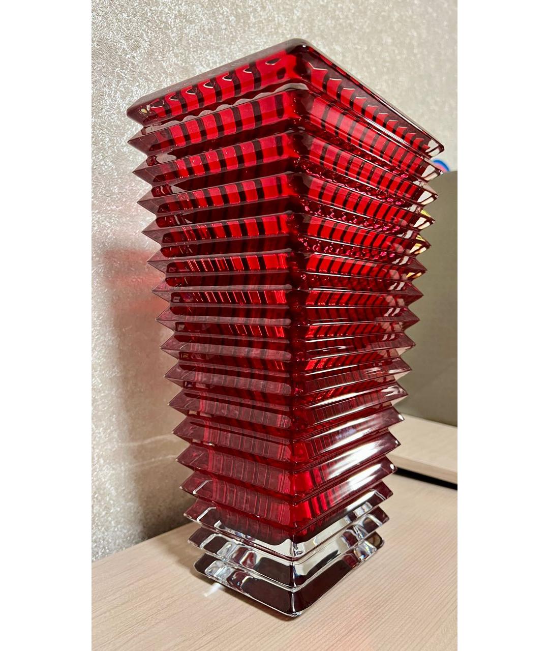 BACCARAT Красная ваза, фото 5