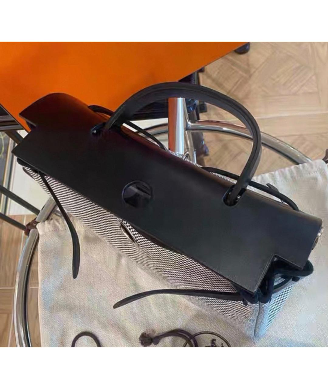 HERMES Сумка через плечо из канвы, фото 4