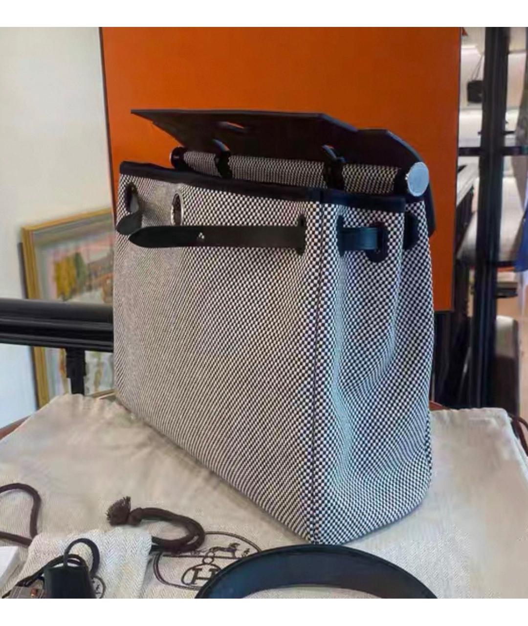 HERMES Сумка через плечо из канвы, фото 3
