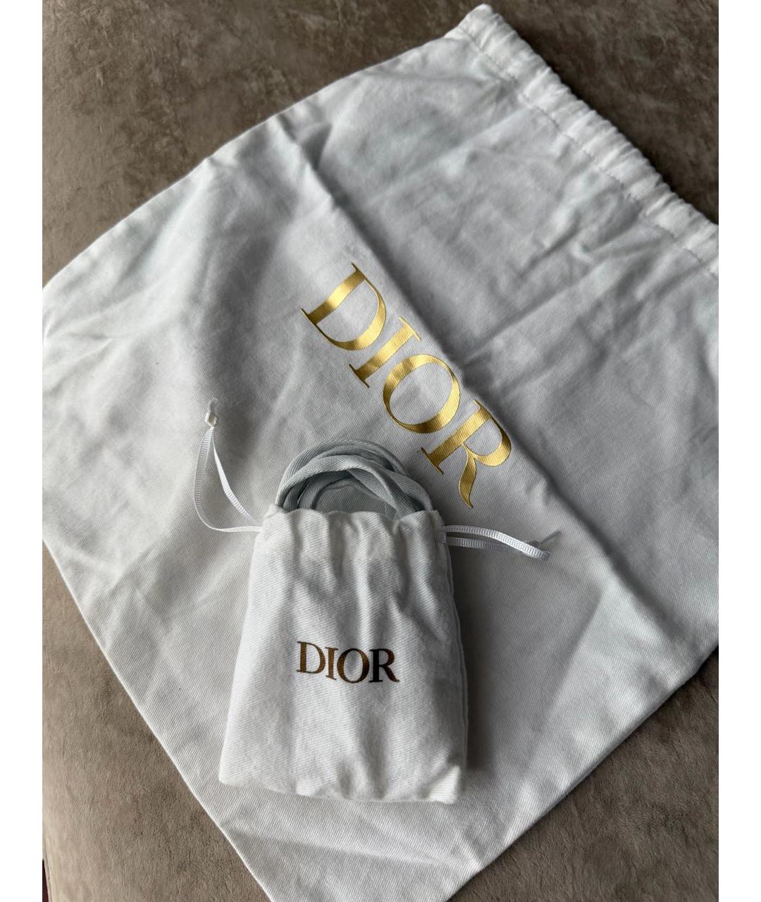 CHRISTIAN DIOR Серые текстильные кеды, фото 5