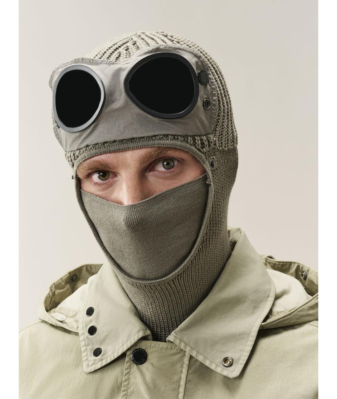 CP COMPANY Бежевая шерстяная шапка, фото 2