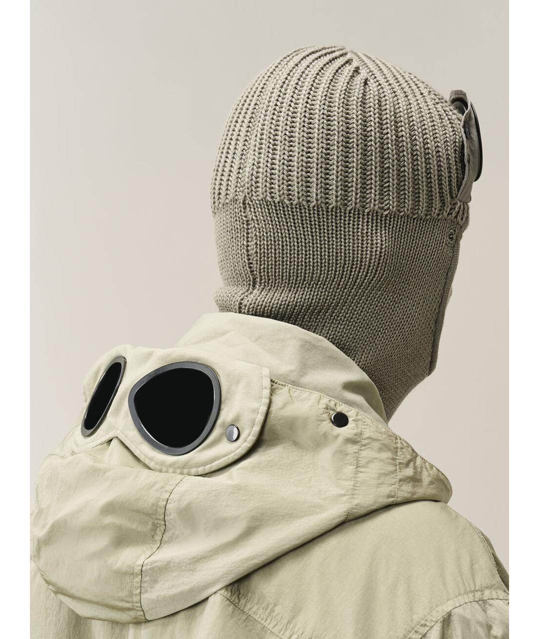 CP COMPANY Бежевая шерстяная шапка, фото 3