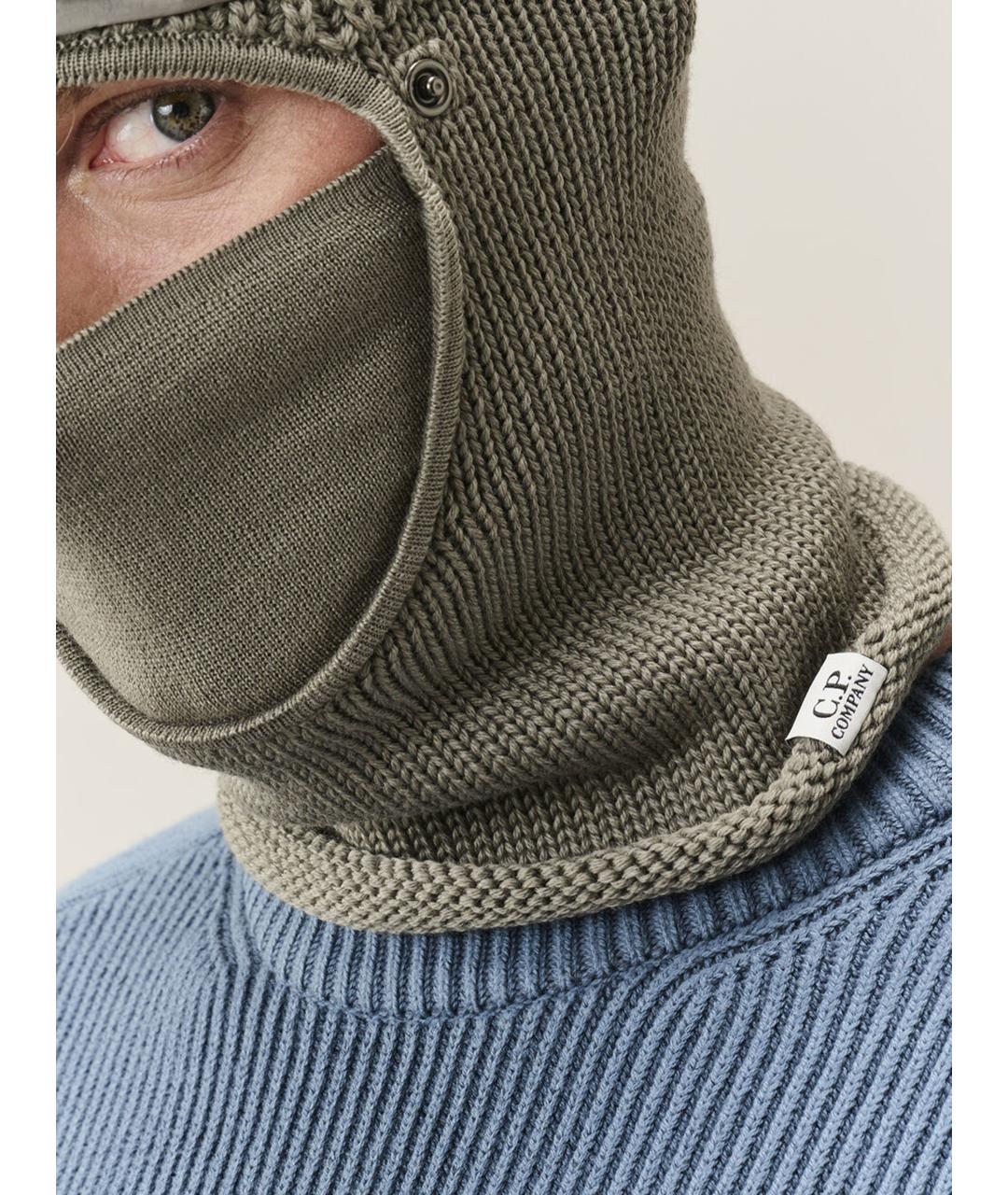 CP COMPANY Бежевая шерстяная шапка, фото 4