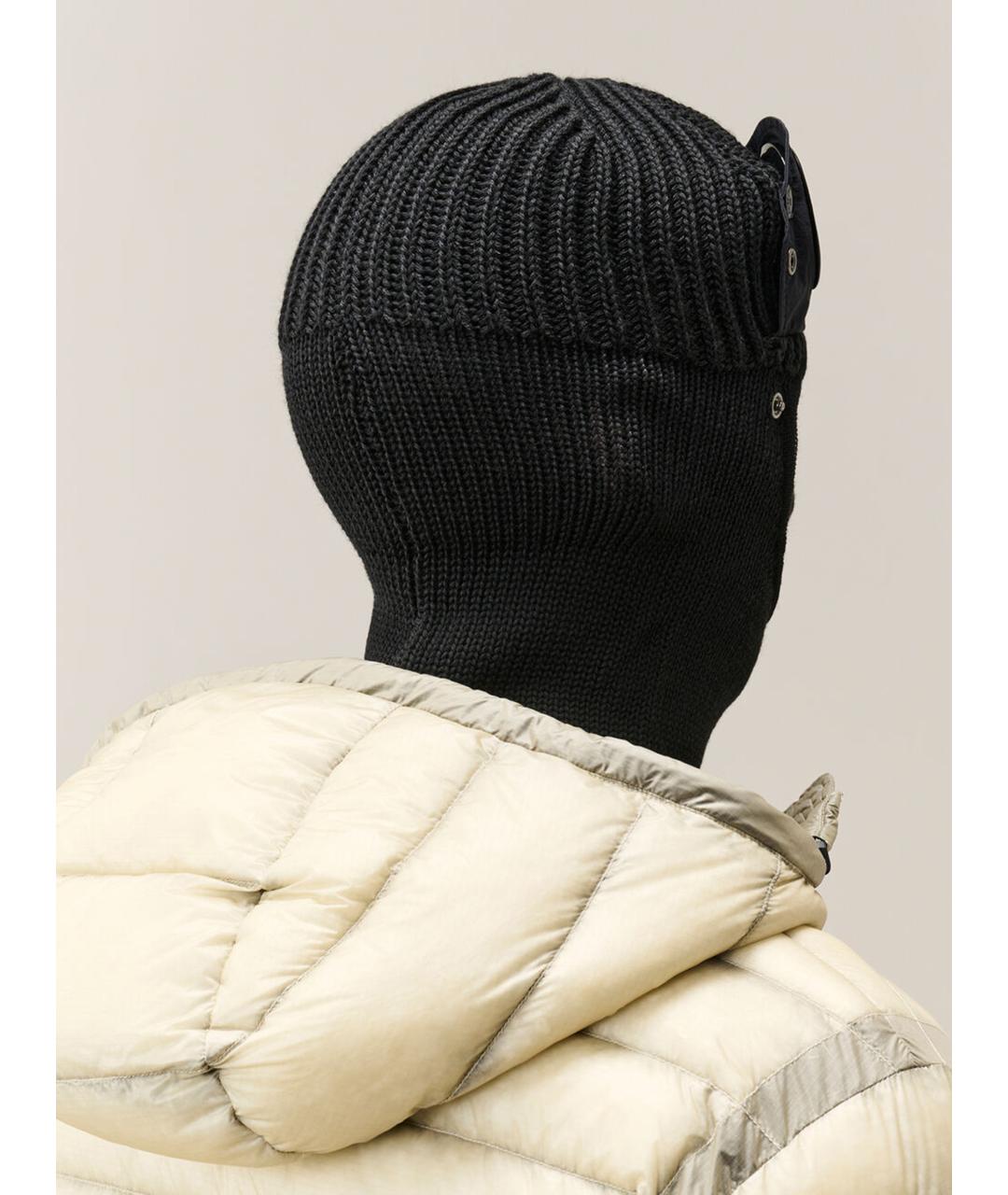 CP COMPANY Черная шерстяная шапка, фото 3