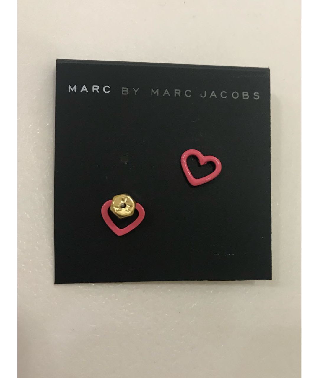 MARC BY MARC JACOBS Розовые металлические серьги, фото 3