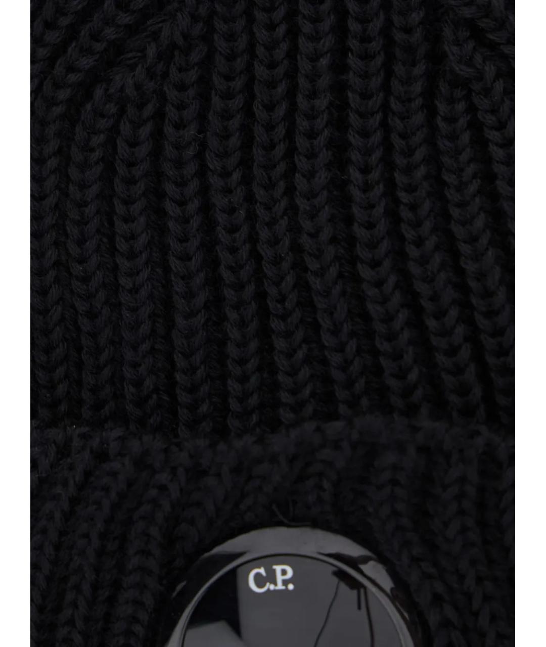 CP COMPANY Черная шерстяная шапка, фото 3