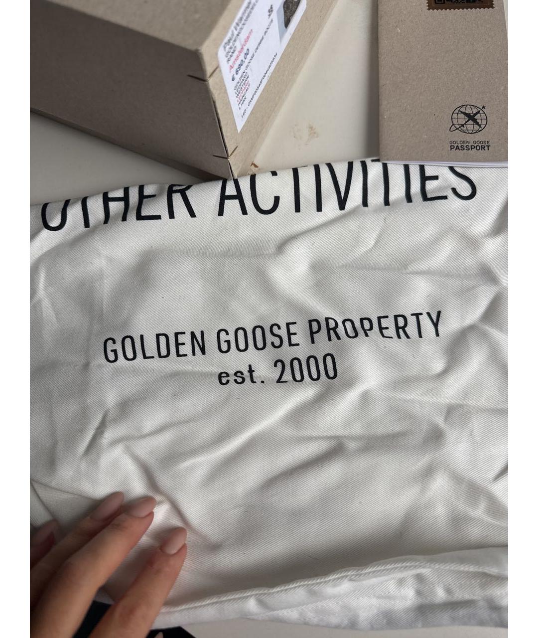 GOLDEN GOOSE Коричневые кожаные полусапоги, фото 8