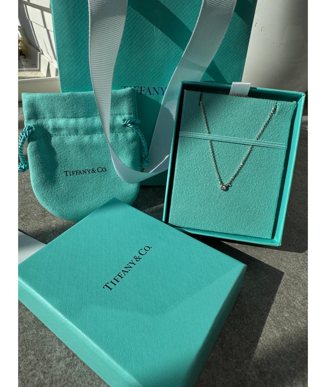 TIFFANY&CO Серебряный серебряный кулон, фото 3