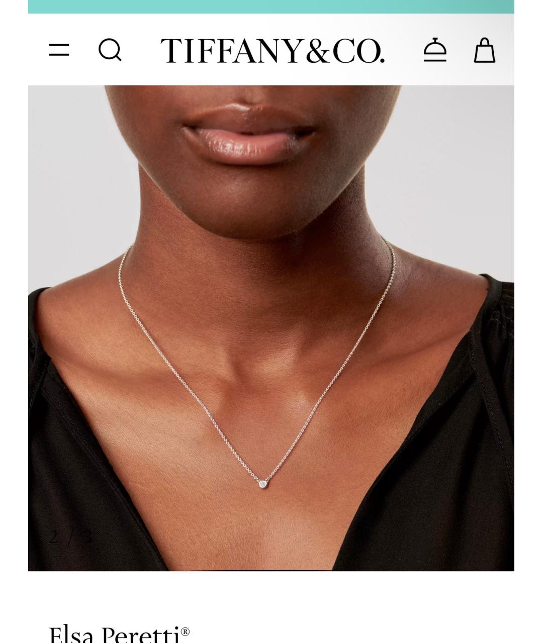 TIFFANY&CO Серебряный серебряный кулон, фото 2