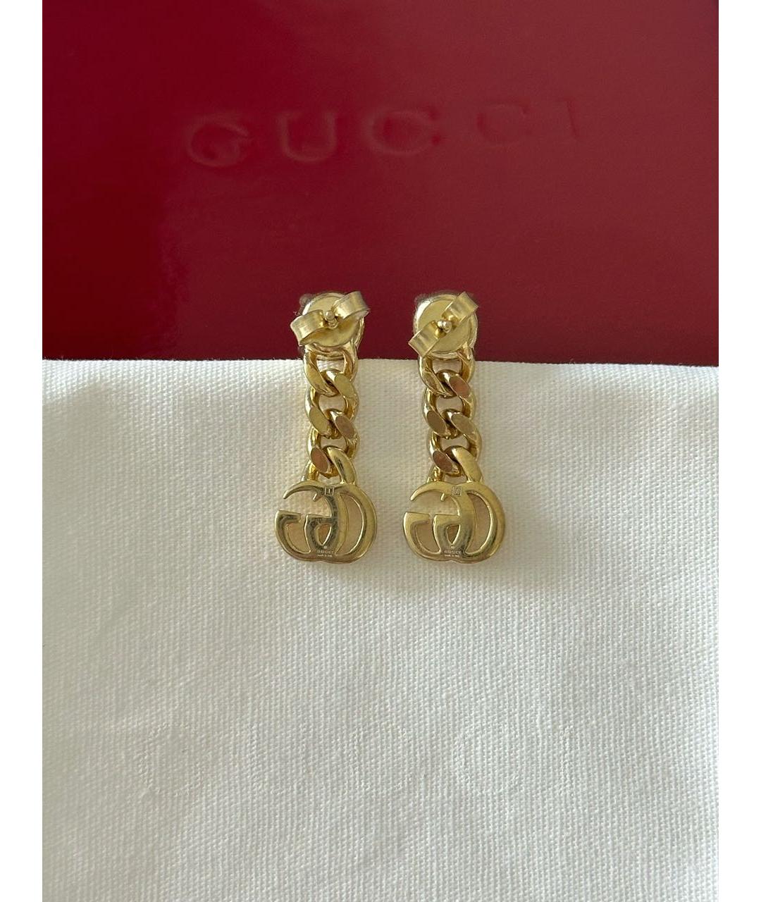 GUCCI Золотые серьги, фото 4