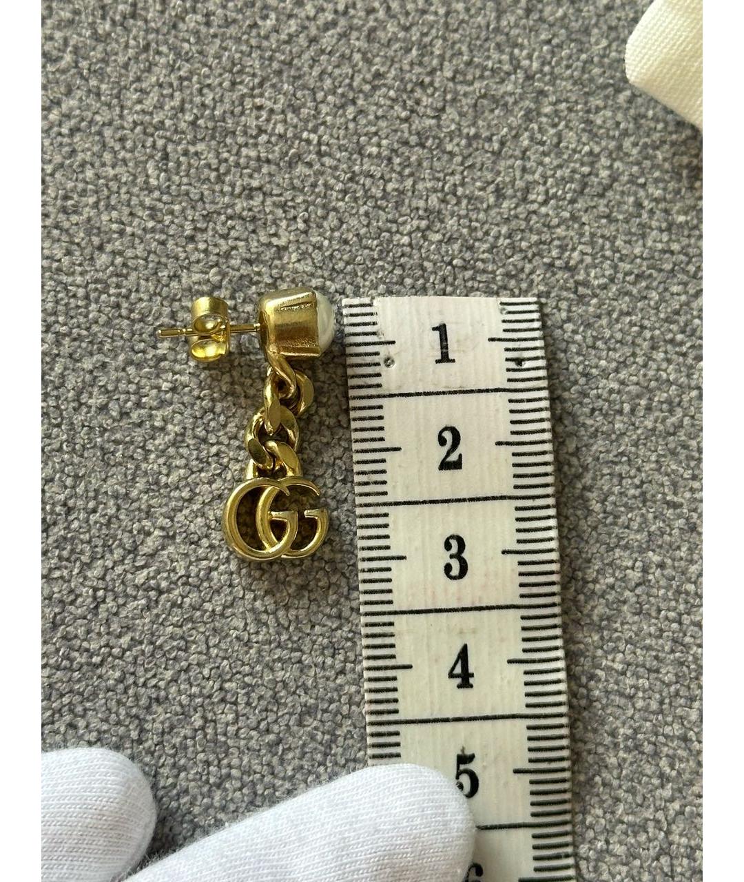 GUCCI Золотые серьги, фото 5