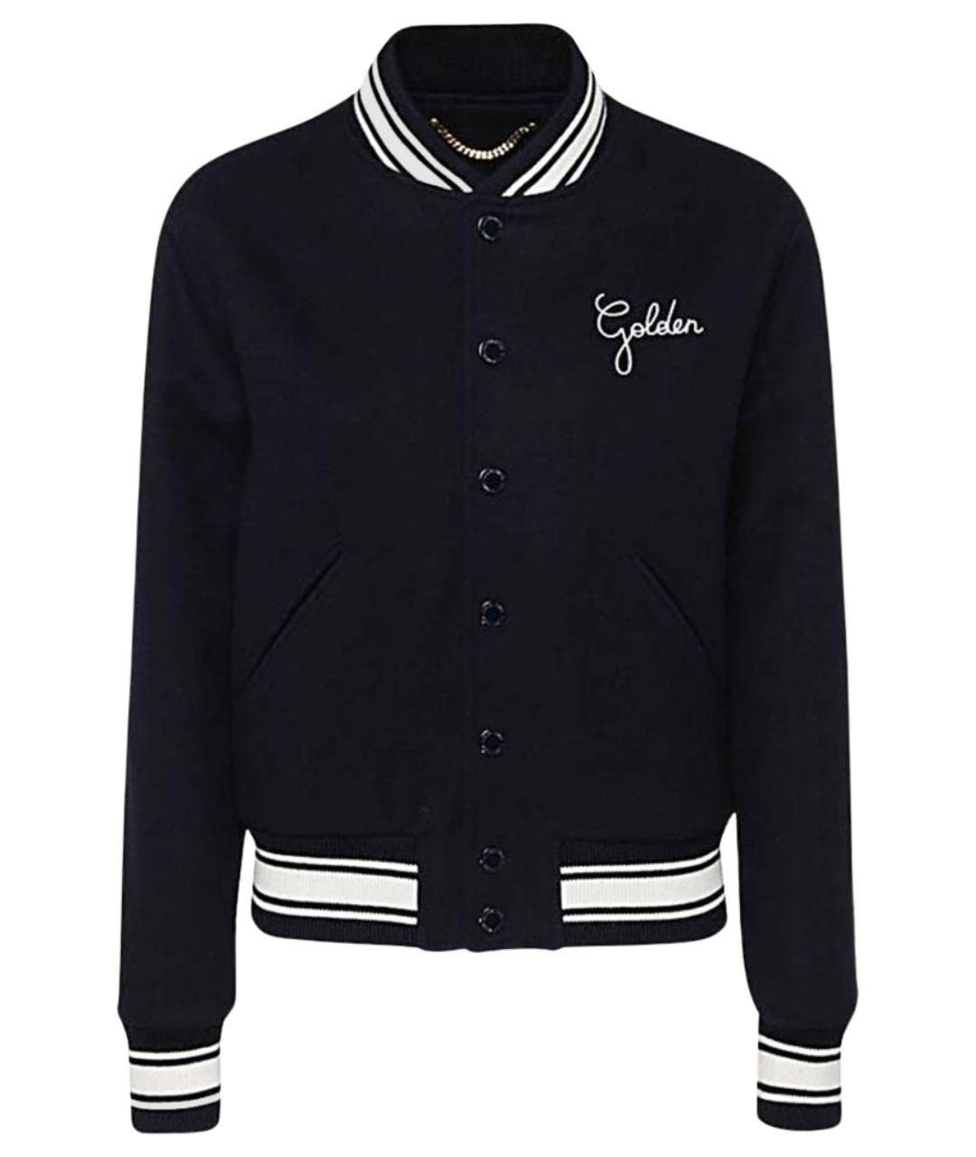 GOLDEN GOOSE Темно-синяя шерстяная куртка, фото 1