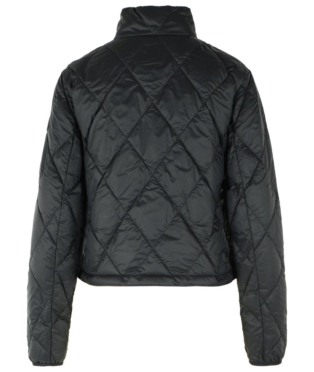 BURBERRY Черная полиамидовая куртка, фото 3