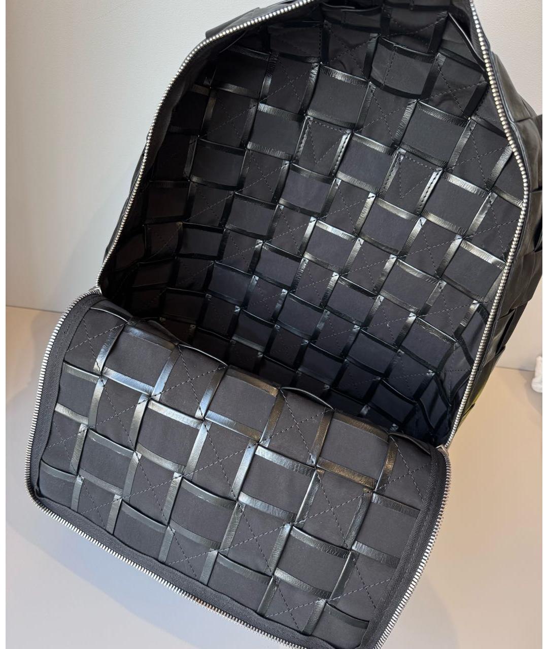 BOTTEGA VENETA Черный кожаный рюкзак, фото 8
