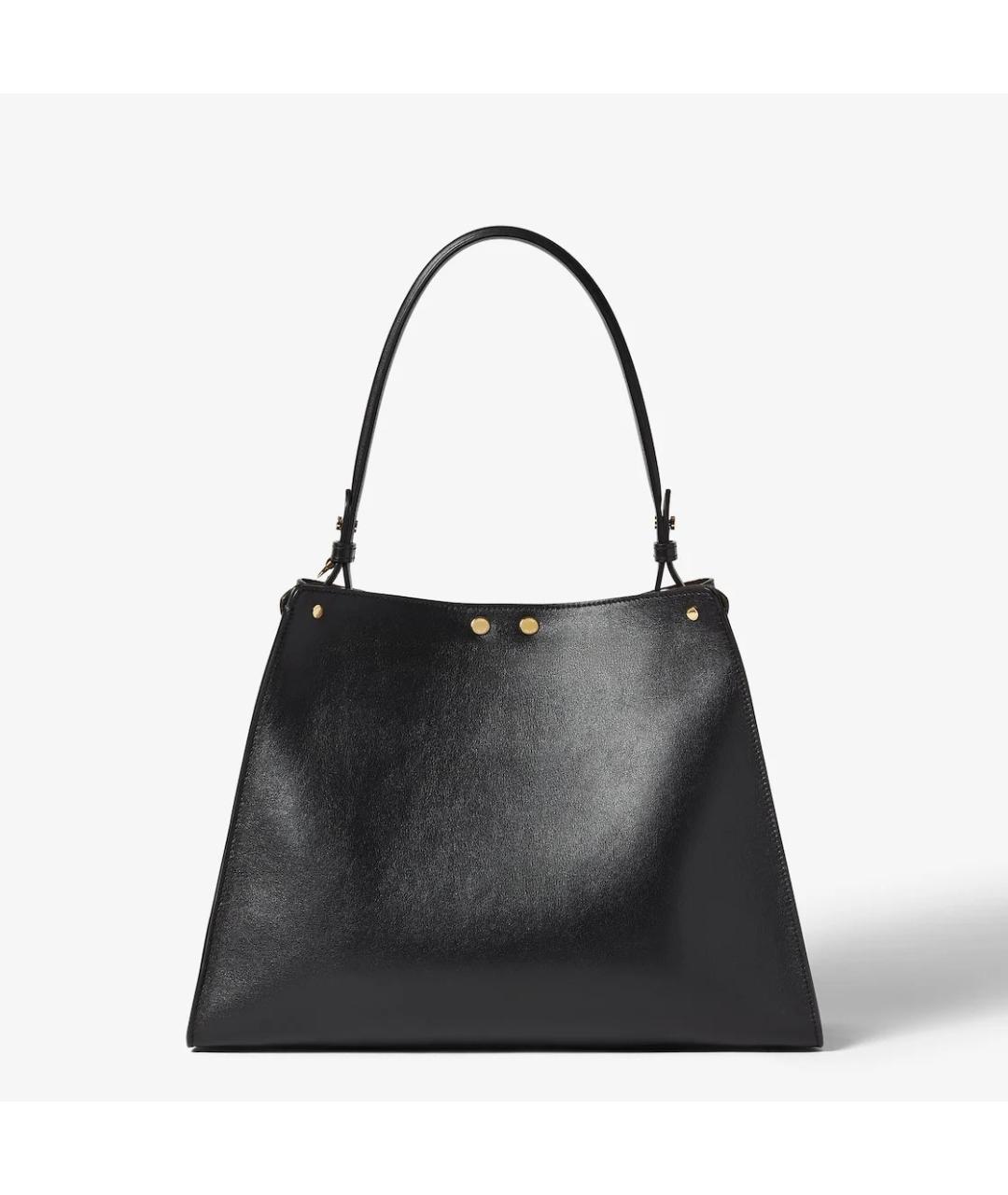 FENDI Черная кожаная сумка через плечо, фото 6