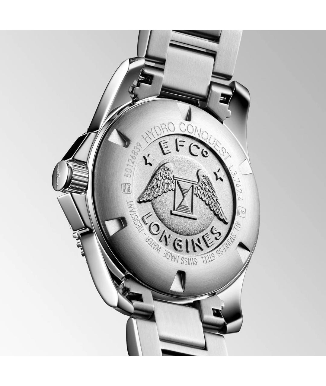 LONGINES Серебряные часы, фото 2