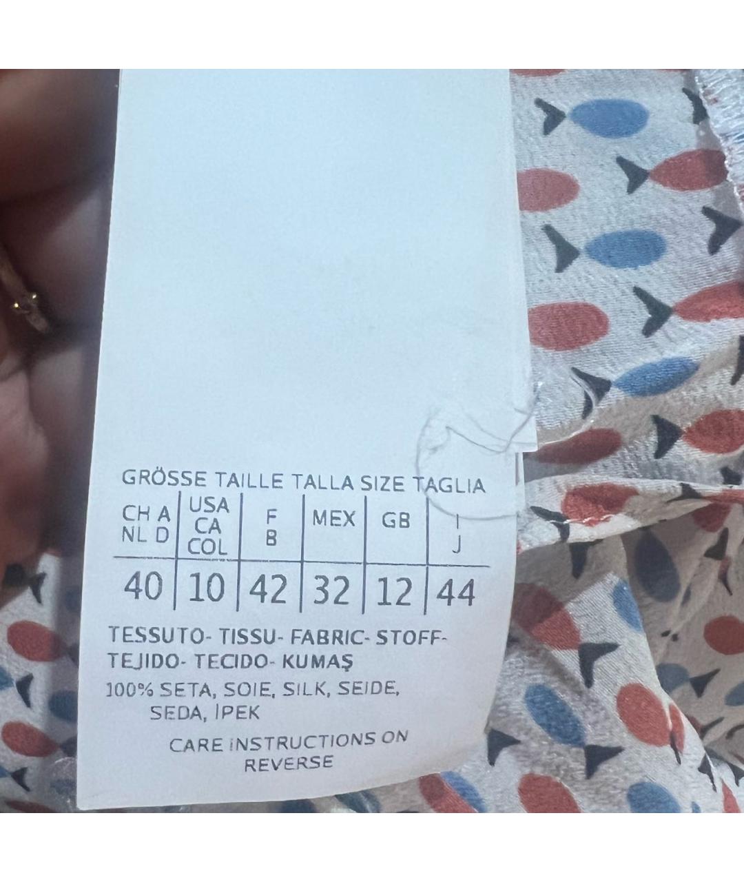 MAX MARA Шелковая блузы, фото 4