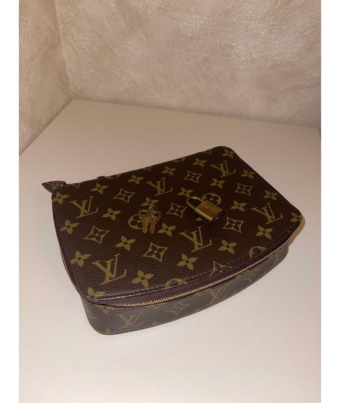 LOUIS VUITTON PRE-OWNED Кожаная косметичка, фото 5