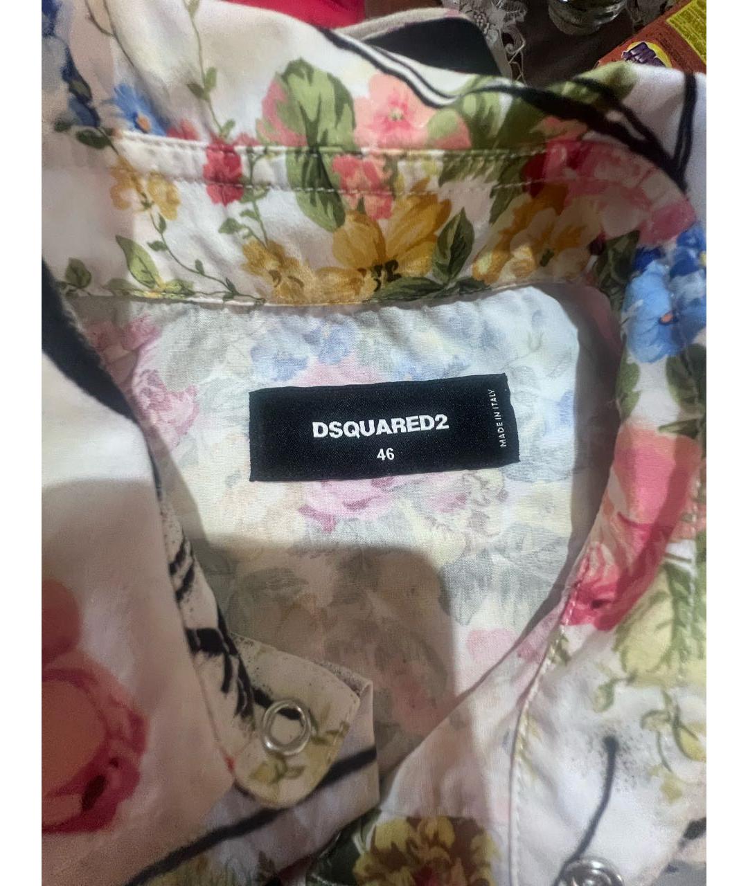 DSQUARED2 Хлопковая кэжуал рубашка, фото 3