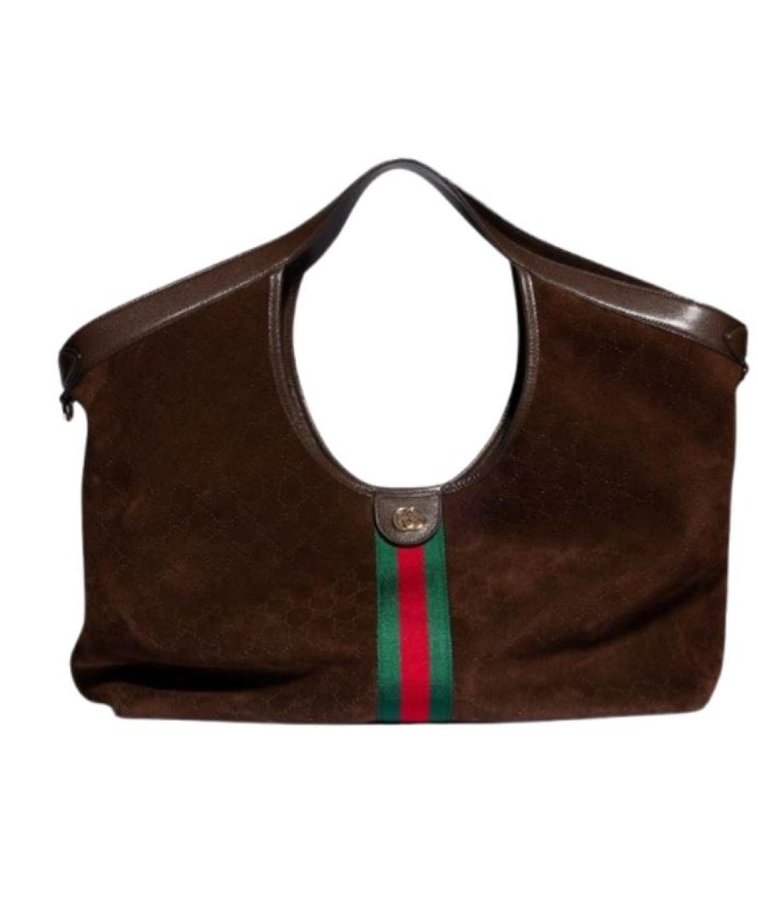 GUCCI Коричневая сумка тоут, фото 1