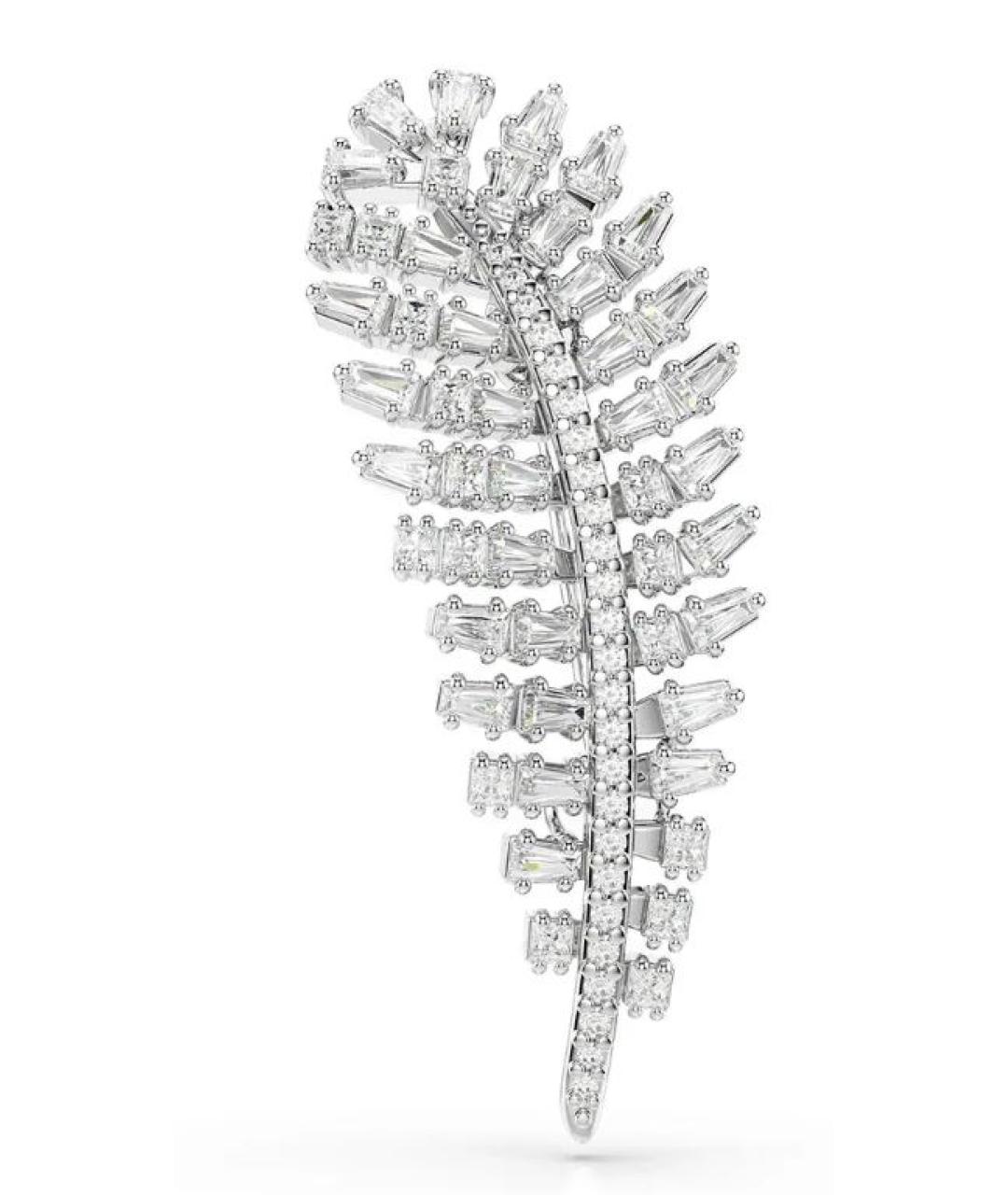 SWAROVSKI Серебряная металлическая булавка / брошь, фото 1