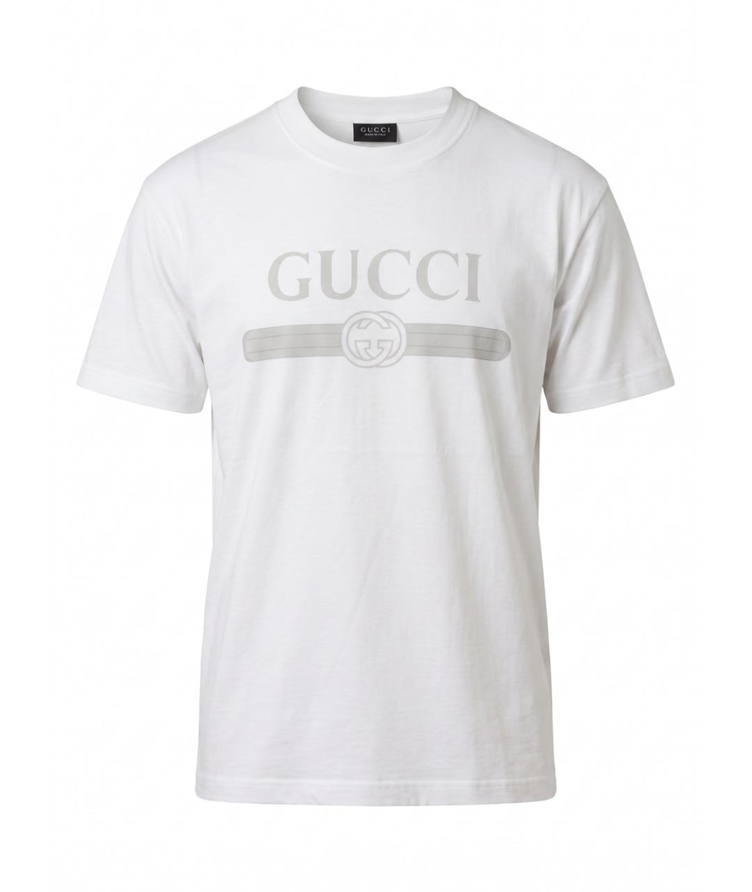 GUCCI Хлопковая футболка, фото 1