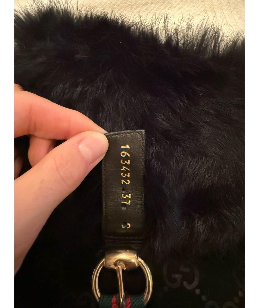 GUCCI Черные замшевые полусапоги, фото 5